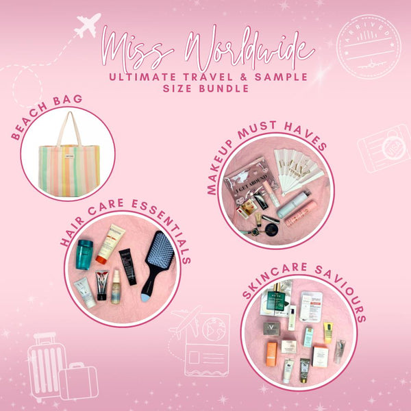 Miss Worldwide Luxury Samples and Travel Size Bundle